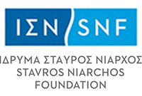 Stavros Niarchos Foundation logo.