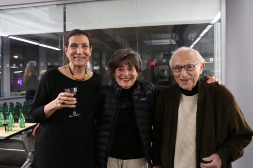 Alma Guillermoprieto posing with guests at her CBA event, The Body Remembers: Memory and Dance with Alma Guillermoprieto.