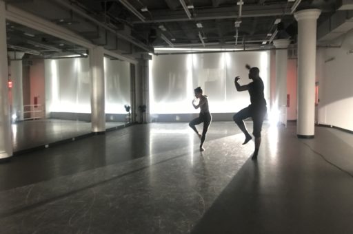 Dancers in CBA studio. Lighting design by Brandon Stirling Baker.