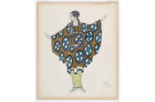 Costume Design from Ballet Daphnis and Chloe. Image by Leon Bakst.