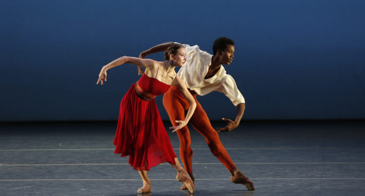 Christine Shevchenko and Calvin Royal III in Songs of Bukovina. Photo by Marty Sohl.